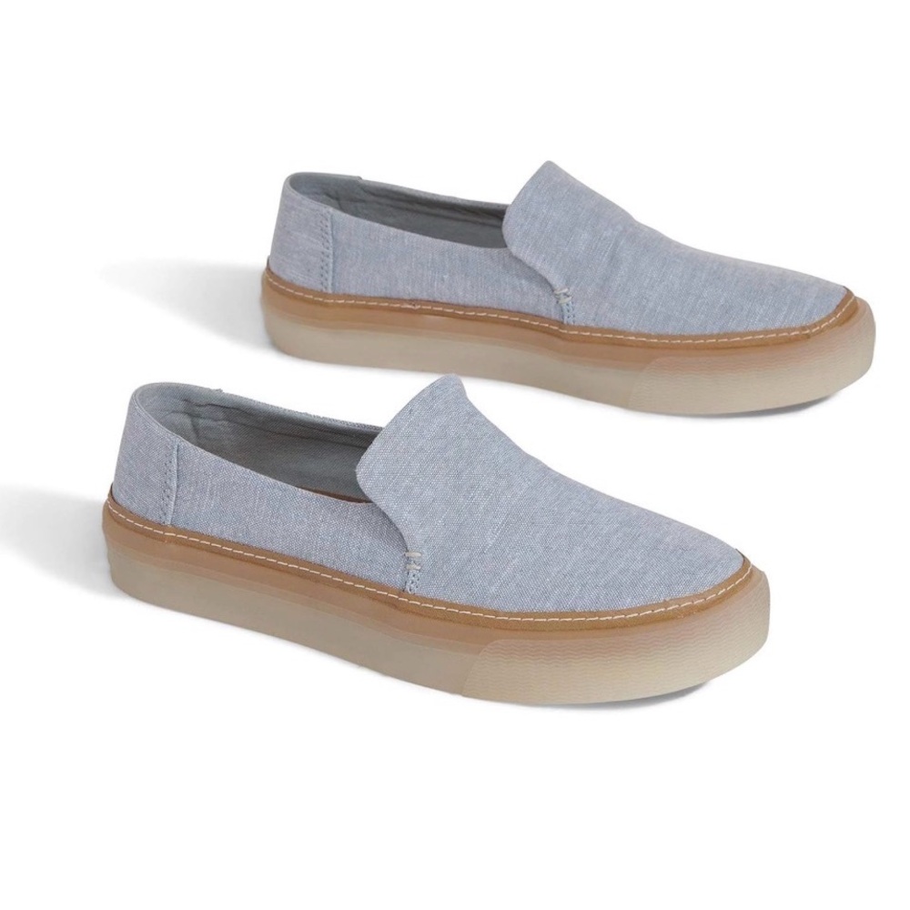 Toms Slip-On Chambray Loafers